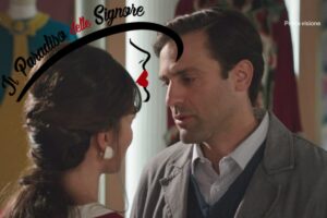 enrico e marta ne il paradiso delle signore